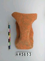 藏品(紅色細砂橋把殘片)的圖片